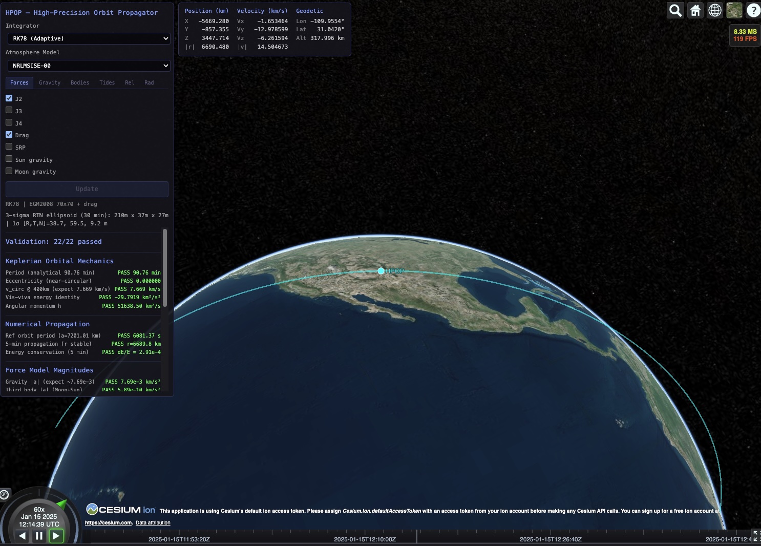 OrbPro2 HPOP propagation documentation preview