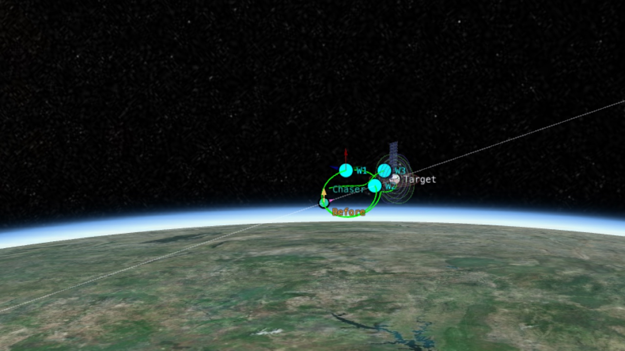 RPO maneuver planning in RIC